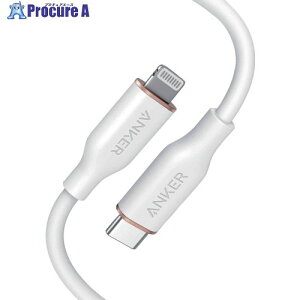 Anker PowerLine III Flow USB-C �� ���C�g�j���O �P�[�u�� 0.9m �N���E�h�z���C�g A8662N21 1�{ ��635-6511