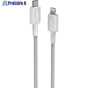 Anker USB�P�[�u�� 322 ���ϋv�i�C���� USB-C �� Lightning �P�[�u�� 1.8m �z���C�g A81B6N21 1�{ ��635-6535
