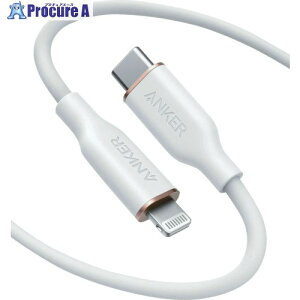 Anker PowerLine III Flow USB-C �� ���C�g�j���O �P�[�u�� 1.8m �N���E�h�z���C�g A8663N21 1�{ ��635-6587