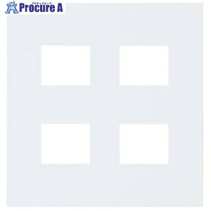 Panasonic ArchiDesign SO-STYLE�ȈՑω΃v���[�g 4�R�p(2�R�{2�R�p) �}�b�g�z���C�g WNS6704W 1�� ����735-2094 �y�����s�x���ρz