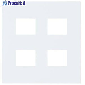 Panasonic ArchiDesign SO-STYLE�v���[�g 4�R�p(2�R�{2�R�p) �}�b�g�z���C�g WNS6004W 1�� ����735-2096 �y�����s�x���ρz