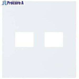 Panasonic ArchiDesign SO-STYLE�ȈՑω΃v���[�g 2�R�p(1�R�{1�R�p) �}�b�g�z���C�g WNS6772W 1�� ����735-2097 �y�����s�x���ρz