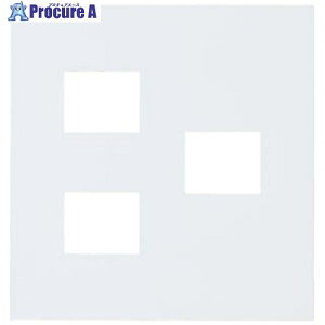 Panasonic ArchiDesign SO-STYLE�ȈՑω΃v���[�g 3�R�p(2�R�{1�R�p) �}�b�g�z���C�g WNS6773W 1�� ����735-3633 �y�����s�x���ρz