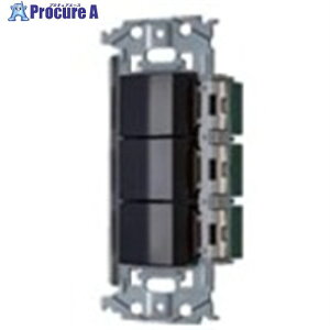 Panasonic SO-STYLE�����X�C�b�`�Z�b�g �X�C�b�`C×3 �}�b�g�u���b�N WNSS50222B 1�� ����735-6001 �y�����s�x���ρz