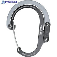 Gear Aid カラビナ型フック ヒーロークリップ ラージ グレー 210014-920 1個 ▼710-0237
