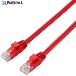 ELECOM LAN�P�[�u�� CAT6A���� �X�^���_�[�h 5m ���b�h LD-GPA/RD5 1�{ ����730-9541