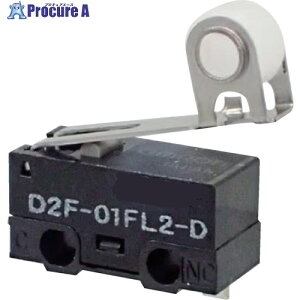 OMRON ���^���o�X�C�b�` �ɒ����^�}�C�N���X�C�b�` �q���W�E���[���E���o�[�` D2F-01FL2-D 1�� ��335-7160 ��I586
