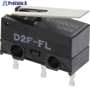OMRON ���^���o�X�C�b�` �ɒ����^�}�C�N���X�C�b�` D2F-FL 1�� ��335-8159 ��I586