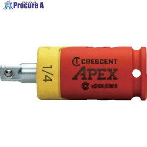 APEX TOOL eSHOK�[GUARD[[TM��]] 6.35mm �≏�\�P�b�g�A�_�v�^�[ CAEAD316 1�� ��358-9049