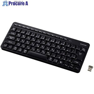 ELECOM �L�[�{�[�h ����2.4GHz Bluetooth �É� �~�j�T�C�Y �����u������ �u���b�N TK-QT11MMMBK 1�� ����739-8480