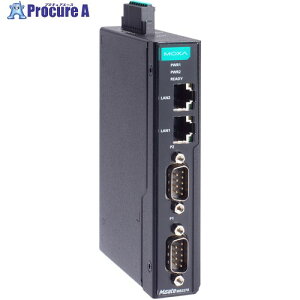 MOXA 2�|�[�g �A�h�o���X�h Modbus�Q�[�g�E�F�C IEC62443-4-2���� RJ45×2 DB9 MGATE MB3270-G2 1�� ����714-2487 �y�����s�x���ρz