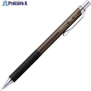 PENTEL �I�����Y ���^���O���b�v ORENZ METAL GRIP 0.2mm �u���E���� XPP1002G2-RE 5�{ ����712-8013 �y�����s�x���ρz