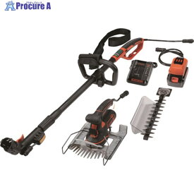 B＋D 18V5in1ポールヘッジ＆芝生バリカン(4.0) GPSH1840-JP 1台 ▼396-3592