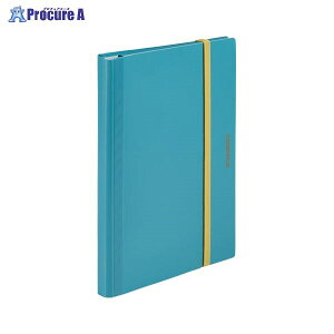 KING JIM 二つ折りクリアーファイルコンパック水色 5894Hミス ▼35083 (株)キングジム●a559