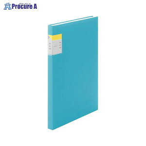 KING JIM クリアーファイル カキコ40P 水色 8632Wミス ▼37666 (株)キングジム●a559