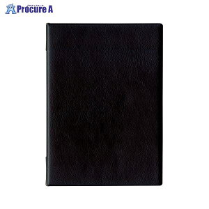 OPEN メニューファイル A4 4頁 黒 MN-153-BK ▼38688 オープン工業(株)●a559