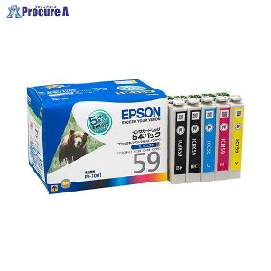 EPSON �C���N�J�[�g���b�W�J���[5�{�p�b�N��2�� IC5CL59 ��4954 �Z�C�R�[�G�v�\��(��)��a559