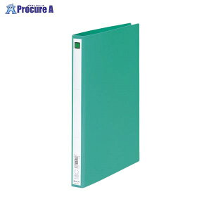 KING JIM リングファイル エコノミーA4S 緑 611ミト ▼51768 (株)キングジム●a559