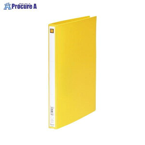 KING JIM リングファイル エコノミーA4S 黄 611キイ ▼51769 (株)キングジム●a559