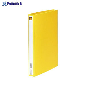 KING JIM リングファイル エコノミーA4S 黄 612キイ ▼51774 (株)キングジム●a559