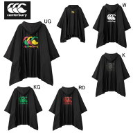 カンタベリー CANTERBURY ロゴ ポンチョ スポーツ ラグビー スポーツ 観戦 レインウェア 雨具 合羽 RAUA2…