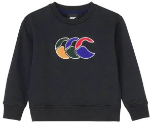 カンタベリー キッズ 長袖 トレーナー CANTERBURY スウェットプルオーバー ラグビー スポーツ カジュアル ウェア 子供服 RAJ425721 2025秋冬 NEW セール