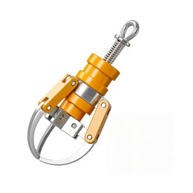 クリエイティブミニクレーンゲームアーム ストレス解消おもちゃ 遊べるキーホルダー 手遊びグッズ 大人向け 4色選択可能 黄 青 赤 緑 軽量ポータブル 2枚入