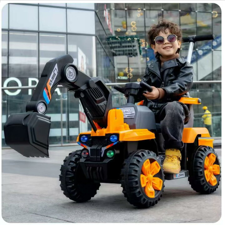 楽天市場】電動乗用ラジコンカー 掘削工具車 乗用玩具 電動乗用玩具 