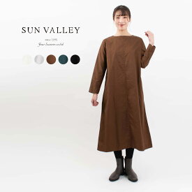 SUN VALLEY サンバレー オックスワンピース SK8006231 秋 冬 sunvalley レデース ワンピース ナチュラル ファッション お出掛け コーデ 服 30代 40代 50代 大人 かわいい おしゃれ カジュアル シンプル トラッド ベーシック