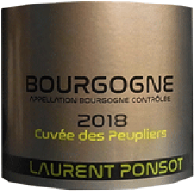 [2018] Bourgogne Rouge Cuvee des Peupliersブルゴーニュ　ルージュ　　キュヴェ　デ　ププリエール【 Laurent PONSOT ローラン・ポンソ 】
