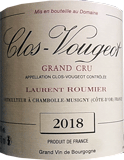 ※お一人様1本[2018] Clos Vougeotクロ・ヴージョ【Laurent Roumier ローラン・ルーミエ】 赤ワイン