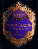2013 Cuvee Paradis Brut ALFRED アルフレッド パラディ GRATIENキュヴェ ブリュット 人気スポー新作 50%OFF グラシアン