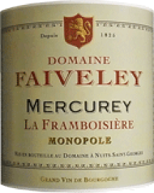 [2020] Mercurey La Framboisiere (Monopole)メルキュレ レ・フランボワジエール モノポール【 FAIVELEY フェヴレ 】