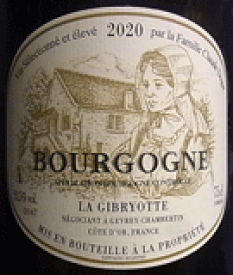 [2020] Bourgogne Rougeブルゴーニュ・ルージュ【 La Gibryotte ラ・ジブリオット 】