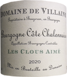 [2020] Bourgogne Cote Chalonnaise Les Clous Aime Blanc�u���S�[�j�� �R�[�g�E�V�����l�[�Y ���E�N���[�E�G�� �u�����yde VILLAINE �h�@���B���[�k�z