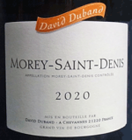 [2020] Morey-Saint-Denisモレ・サン・ドニ【 David Duband ダヴィド デュバン 】