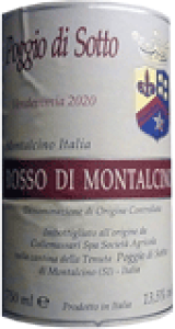 [2020] Rosso di Montalcino���b�\�E�f�B�E�����^���`�[�m�yPoggio di Sotto�|�b�W���E�f�B�E�\�b�g�z