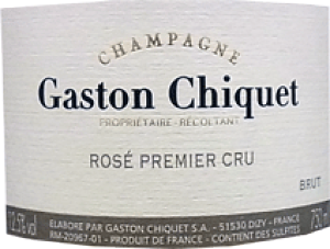 NV Gaston Chiquet Rose, Premier Cru, Brut�K�X�g���E�V�P ���[�A�v���~�G�E�N�����A�u�����b�g