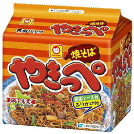 【北海道限定】焼そば やきっぺ　5食パック 東洋水産 即席袋麺