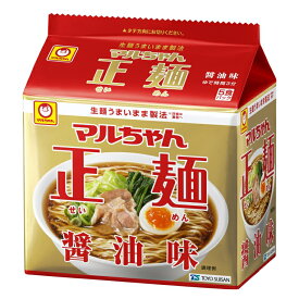 マルちゃん正麺 醤油味 5食パック 東洋水産