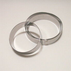 ステンレス厚口セルクル丸　φ80×H20mm