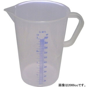PP水マス 1000cc 1000ml 1L 計量カップ 耐熱 -20℃〜120℃ メジャーカップ 10cc単位 軽量 丈夫 計量器 取っ手付き 持ち手 キッチン用品 調理 製菓 お菓子作り 業務用 ポリプロピレン 樹脂製 ドイツ製