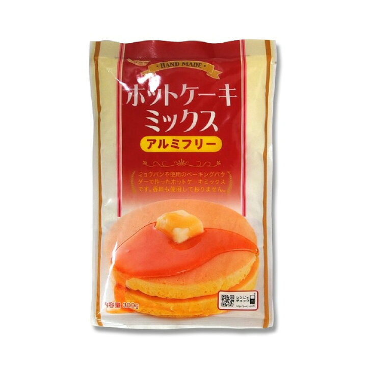 楽天市場 ホットケーキミックス アルミフリー 300g 製菓材料 かっぱ橋 浅井商店 製菓製パン道具