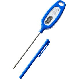 タニタ デジタル温度計 TT-508NBL -50℃〜250℃ TANITA 中心温度計 芯温計 料理用スティック温度計 キャップ付き ブルー クッキング温度計 料理用温度計 調理用温度計 おしゃれ 料理 防水 揚げ物 天ぷら お菓子作り キャンプ