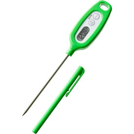 タニタ デジタル温度計 TT-508NGR -50℃〜250℃ TANITA 中心温度計 芯温計 料理用スティック温度計 キャップ付き グリーン クッキング温度計 料理用温度計 調理用温度計 おしゃれ 料理 防水 揚げ物 天ぷら お菓子作り キャンプ