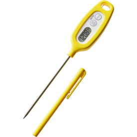 タニタ デジタル温度計 TT-508NYL -50℃〜250℃ TANITA 中心温度計 芯温計 料理用スティック温度計 キャップ付き イエロー クッキング温度計 料理用温度計 調理用温度計 おしゃれ 料理 防水 揚げ物 天ぷら お菓子作り キャンプ