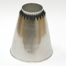 シームレスダブル口金 高 サルタン口金 シェルタン口金 デコレーション ステンレス製 衛生的 プチガトー クッキー作り ケーキ作り お菓子作り 製菓 製パン 製菓道具 調理道具 デコレーションツール