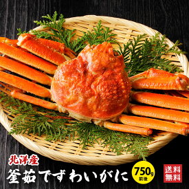 釜茹でズワイガニ 750g前後（1杯）冷凍 配送日指定OK　カナダ産 北洋産 ズワイガニ ボイル カニ かに セット ずわいがに