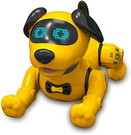 ロボット犬 おもちゃ 犬型ロボット 電子ペット 男の子おもちゃ 女の子おもちゃ 子供おもちゃ ペットロボット 誕生日 子供の日 クリスマスプレゼント「日本語の説明書付き (イエロー)