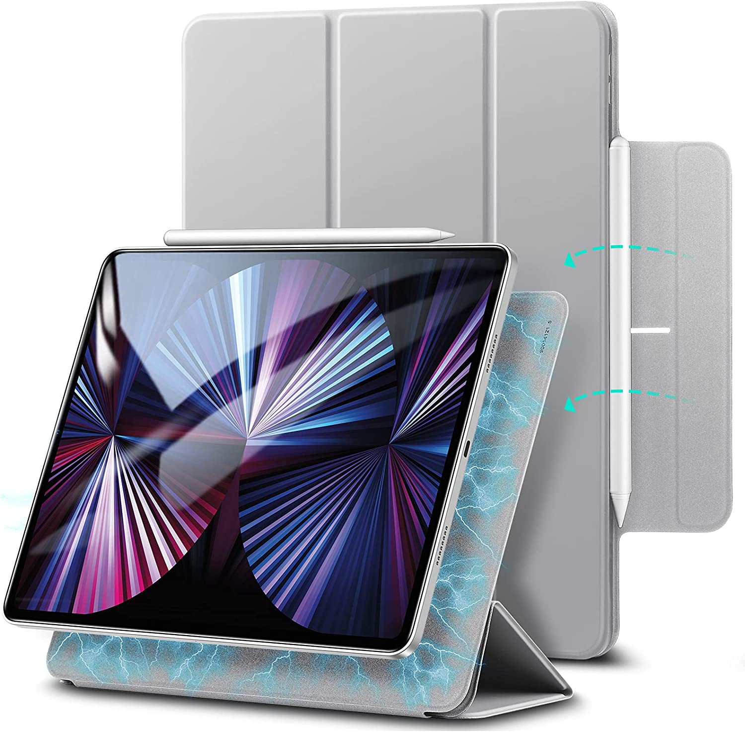 iPad Pro 11 ケース 2020 磁気吸着 アップル ペンシル - iPadアクセサリー